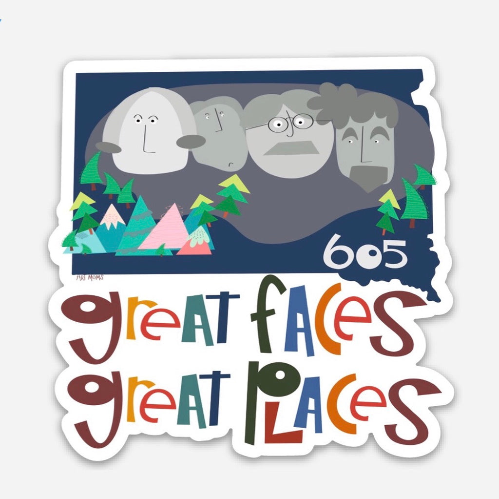 Great Faces Great Places Magnet