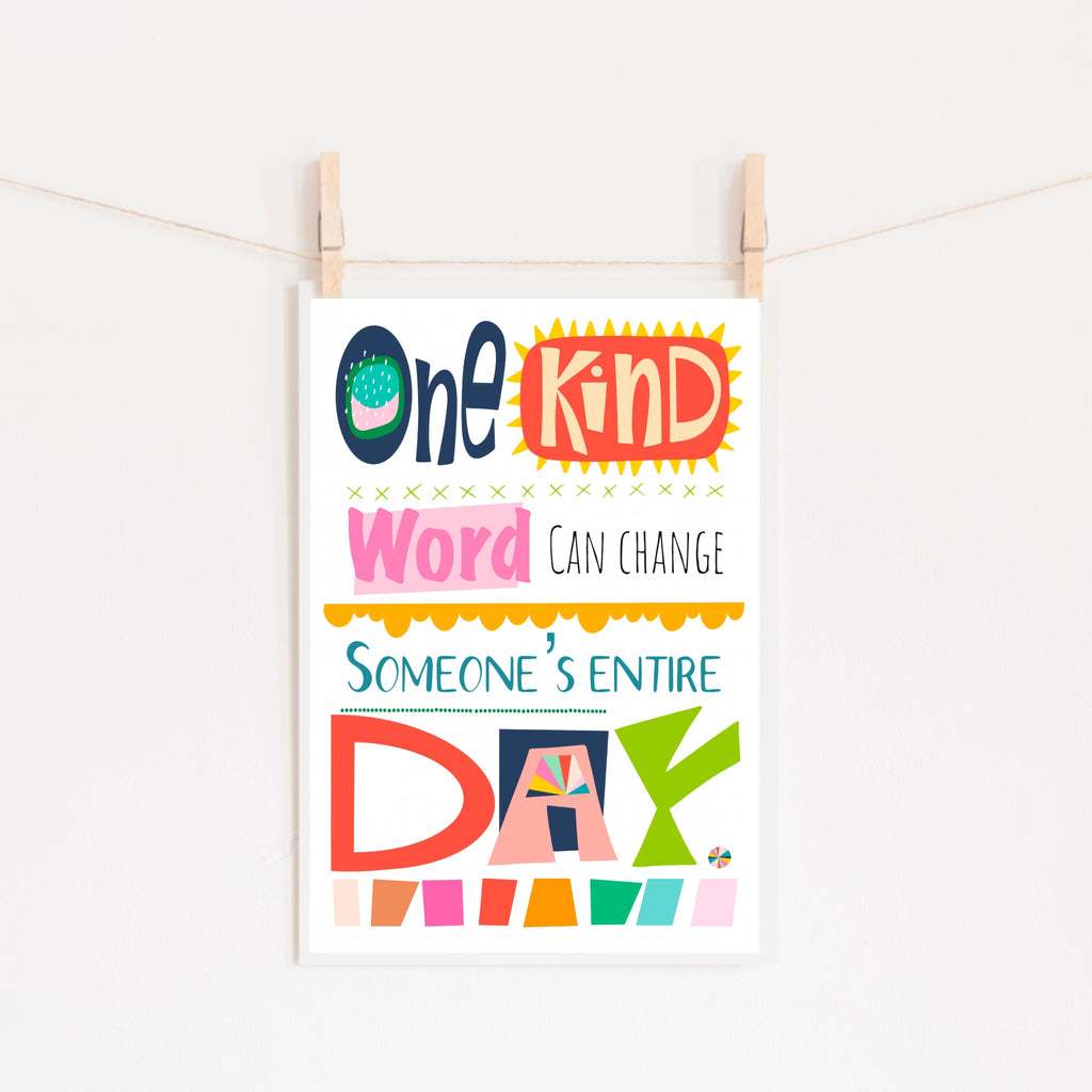 One Kind Word Art Print