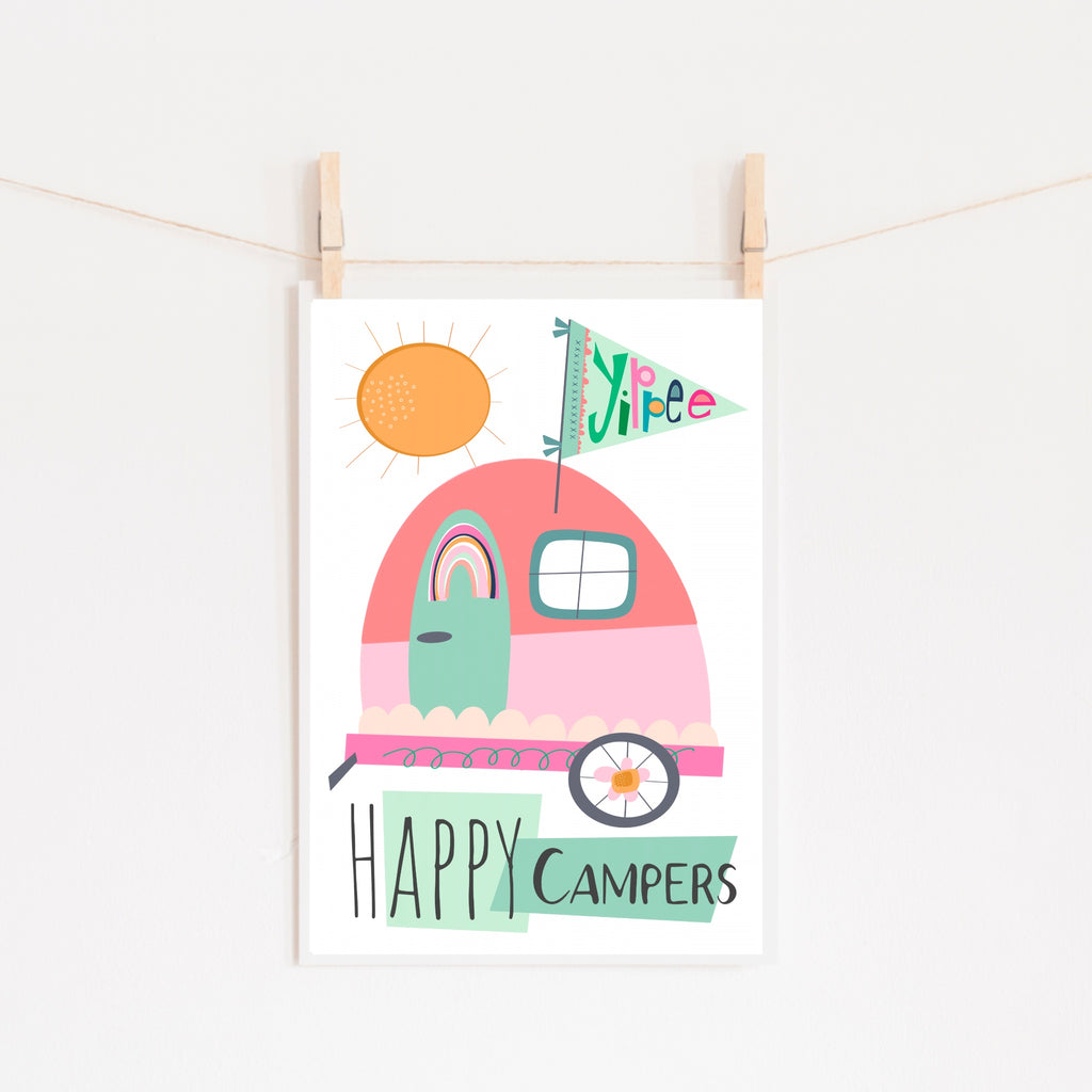 Happy Campers Art Print