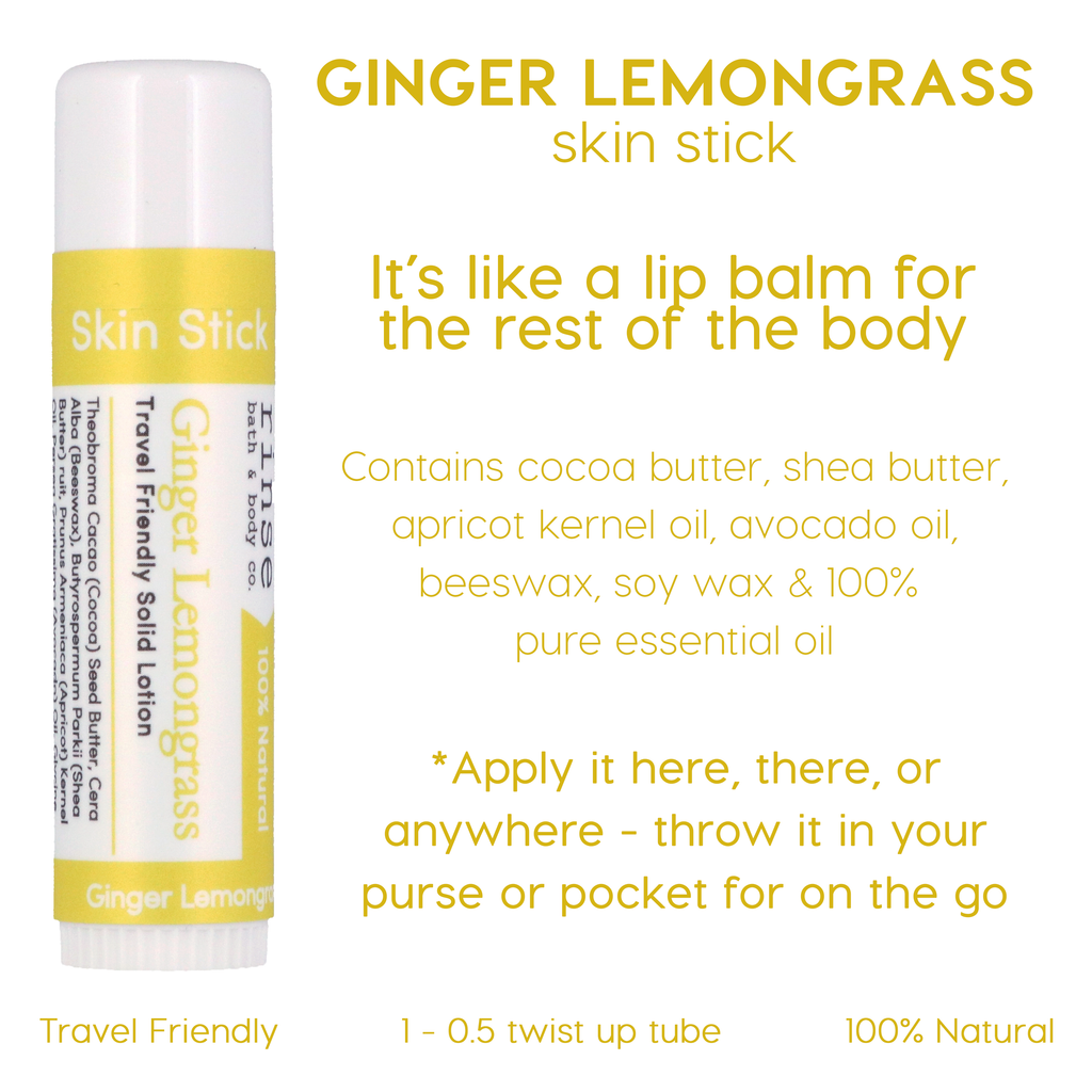 Skin Stick- Ginger Lemongrass