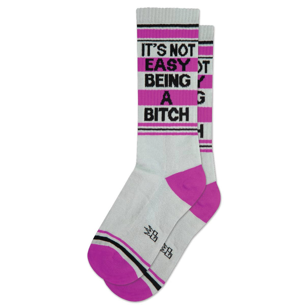 It's Not Easy Being a Bitch Gym Socks