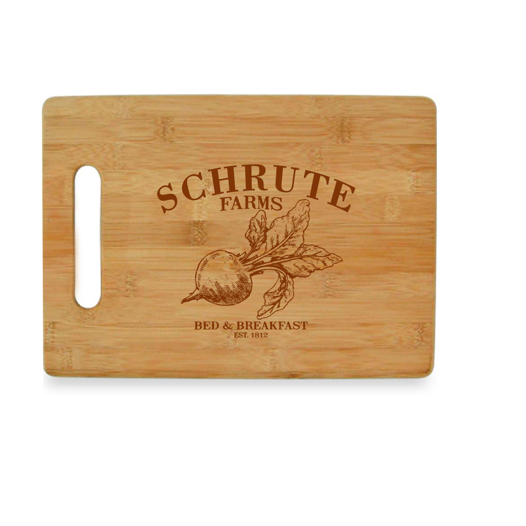 Schrute Farms- The Office Bamboo Cutting Board