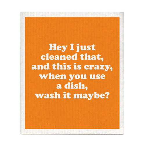 Wash It Maybe? Swedish Dishcloth
